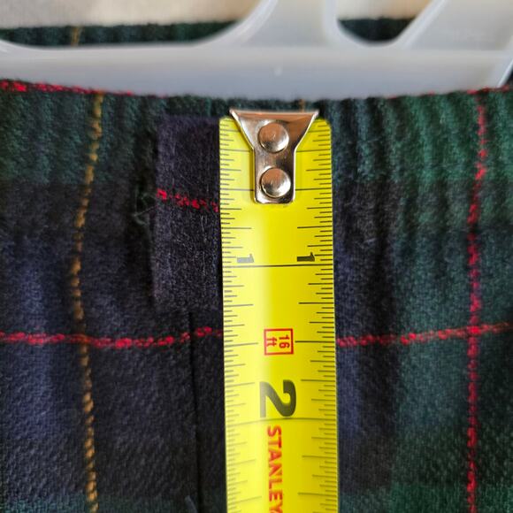 Vintage Alfred Dunner Green Plaid Pencil Skirt Size 8 – Retro Classic - Picture 6 of 6